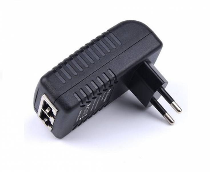 PoE-Adapter-48V-0.5A - PoE ადაფტერი 48V 0.5A