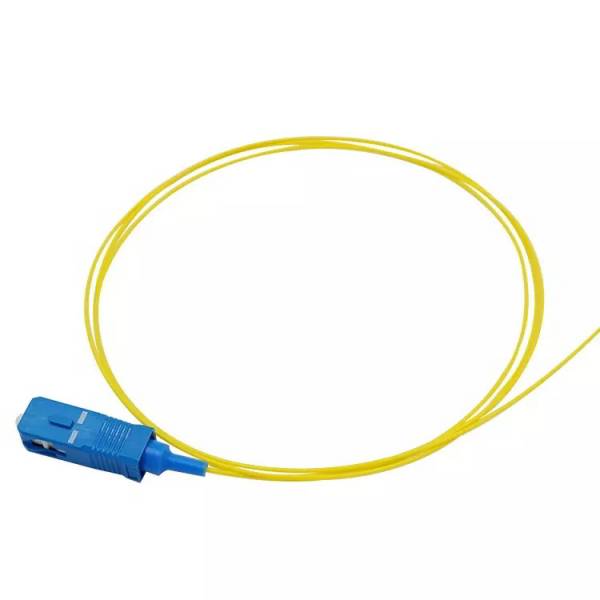 Pigtail-SC/UPC-SM-Y-0.9-1m - Pigtail SM LC/UPC 0.9mm 1m ყვითელი