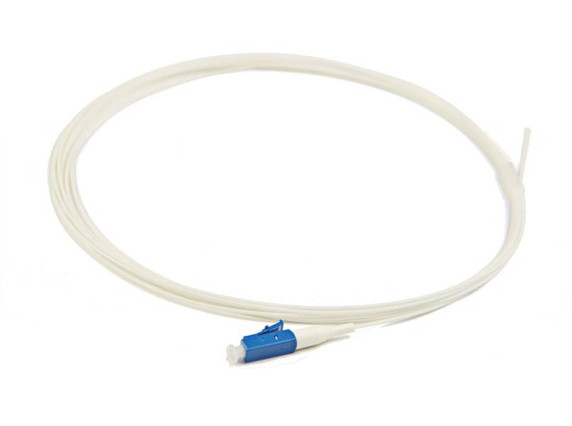 Pigtail-LC/UPC-SM-W-0.9-1m - Pigtail LC/UPC SM 0.9mm 1m თეთრი