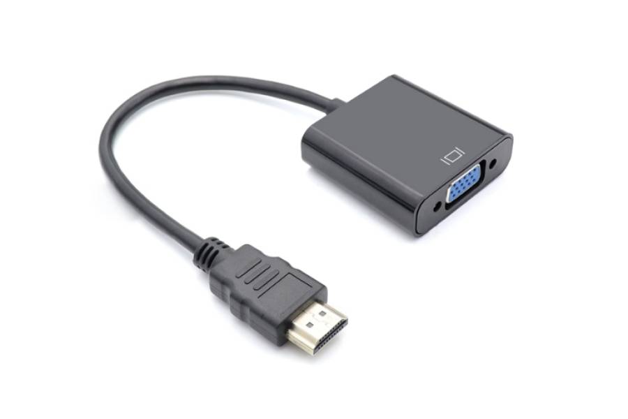 HDMI-to-VGA - HDMI-დან VGA-ზე გადამყვანი (ადაფტერი)