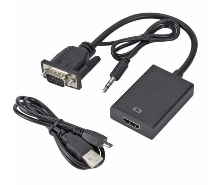 VGA-to-HDMI - VGA-დან HDMI-ზე გადამყვანი (ადაფტერი)