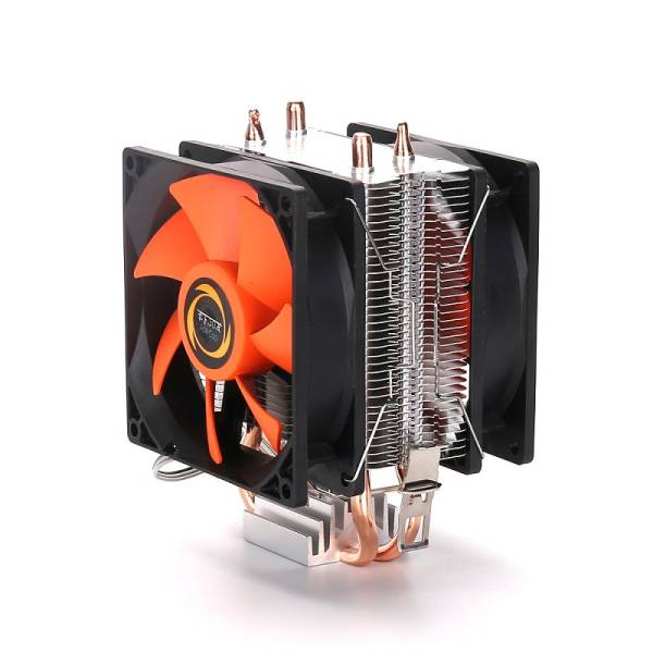 Cooler-Dual-Fan-Heat-Pipe - გამაგრილებელი რადიატორი ორმაგი ქულერით