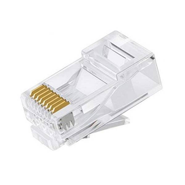 RJ45-UTP-connector-Cat5e - RJ45 კონექტორი UTP Cat5e