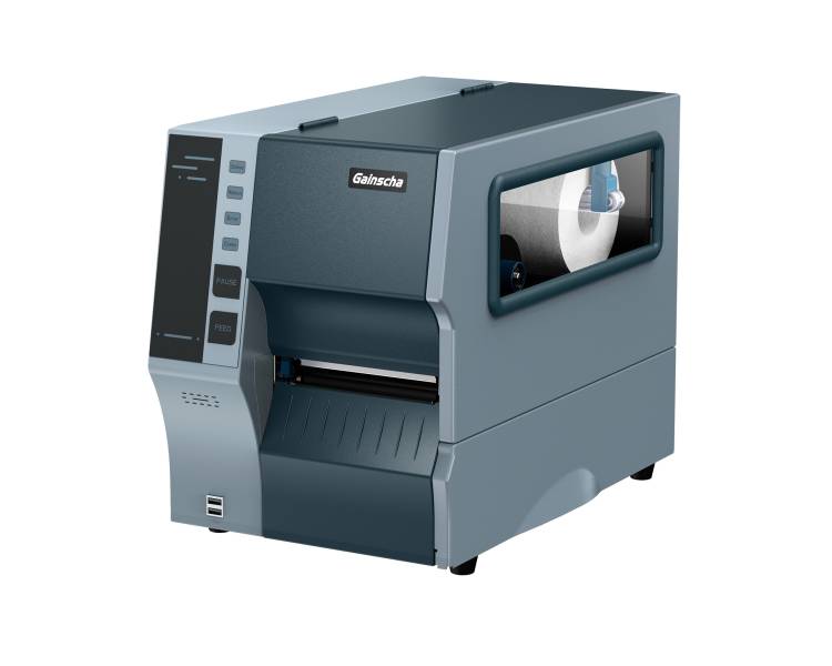 GI-2408T PLUS - ეტიკეტის ინდუსტრიული თერმული პრინტერი USB+USB Host+RS232+LAN