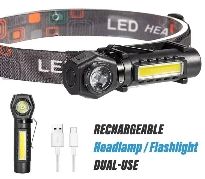 LED-Headlamp - დატენვადი LED სანათი