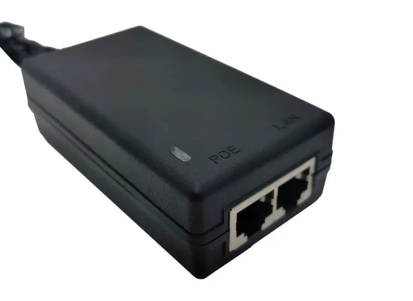 PoE-Adapter-1G-48V-0.5A - PoE ადაფტერი 1G LAN 48V 0.5A