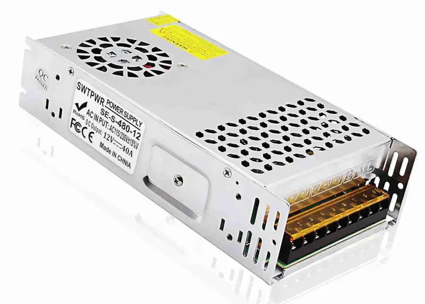 Power-Supply-12V-40A - ინდუსტრიული კვების ბლოკი 12ვ 40ა